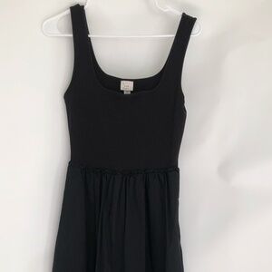 A New Day - Black Tank Midi Dress